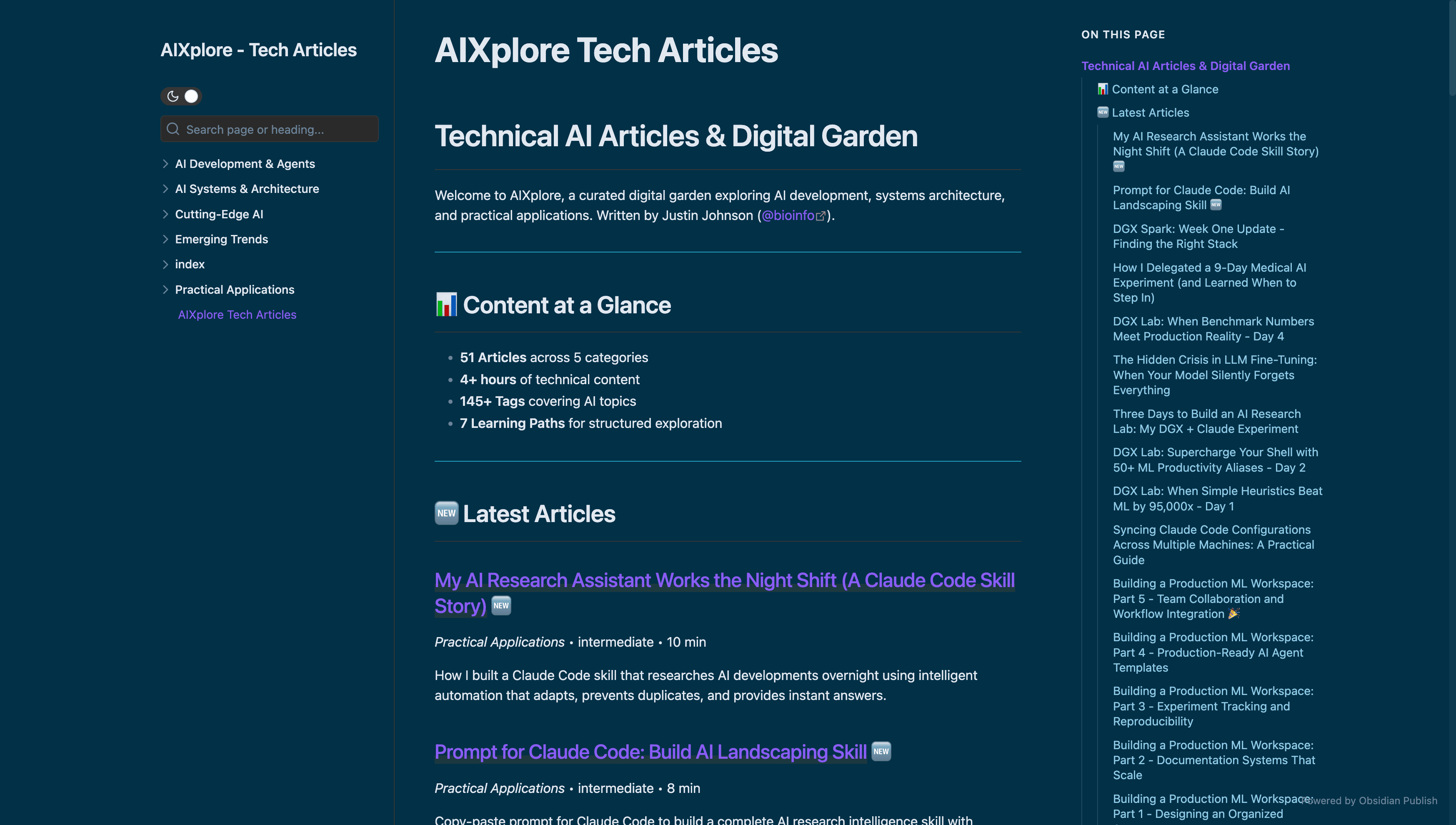 AI Explorer (AIXplore) live preview